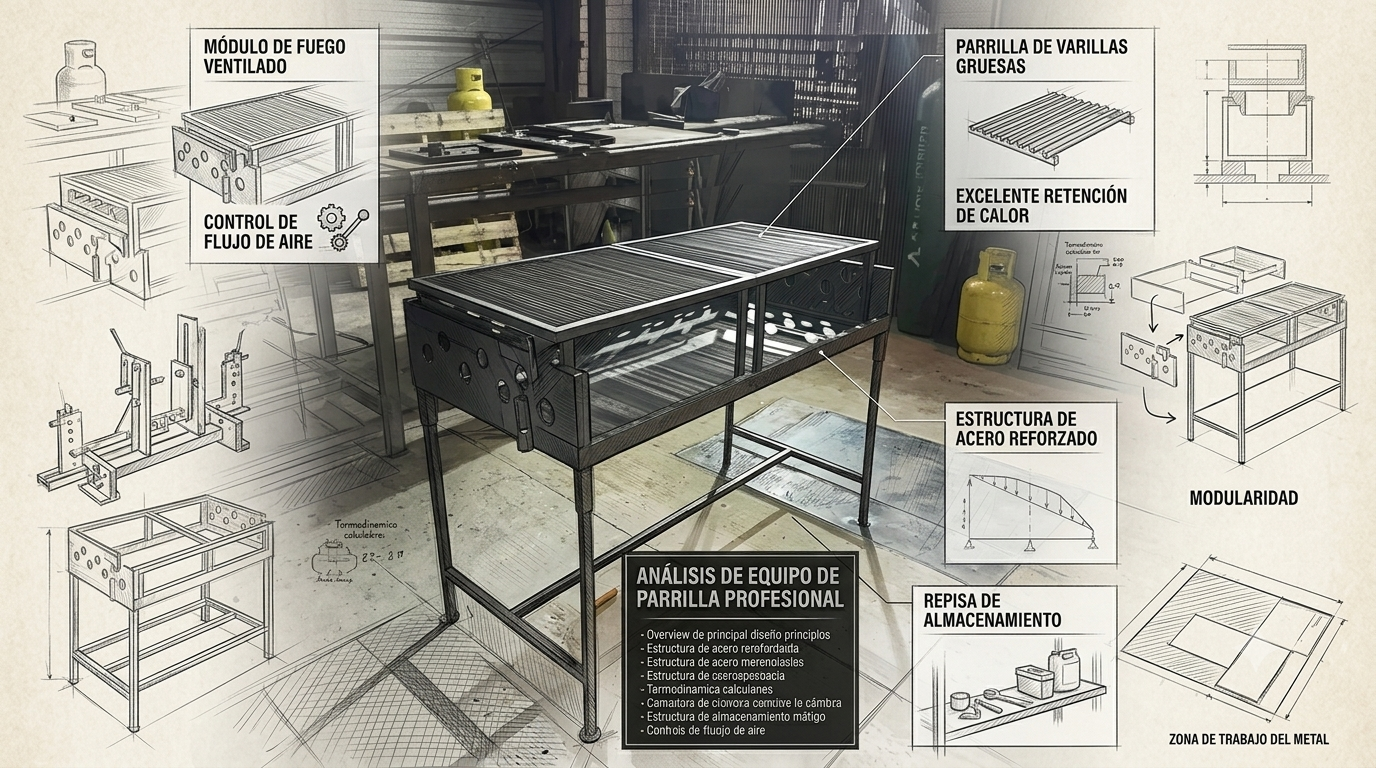 Ingeniería del Fuego: Por Qué Una Parrilla de Varillas Dividida es la Mejor Opción para Tu Quincho