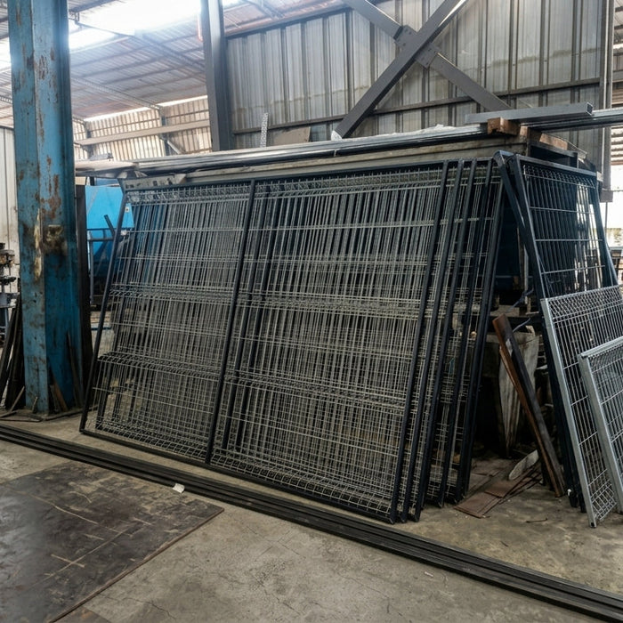 Panel de Cercado Industrial: Ingeniería de Bastidor y Malla Electrosoldada para Cierres Perimetrales