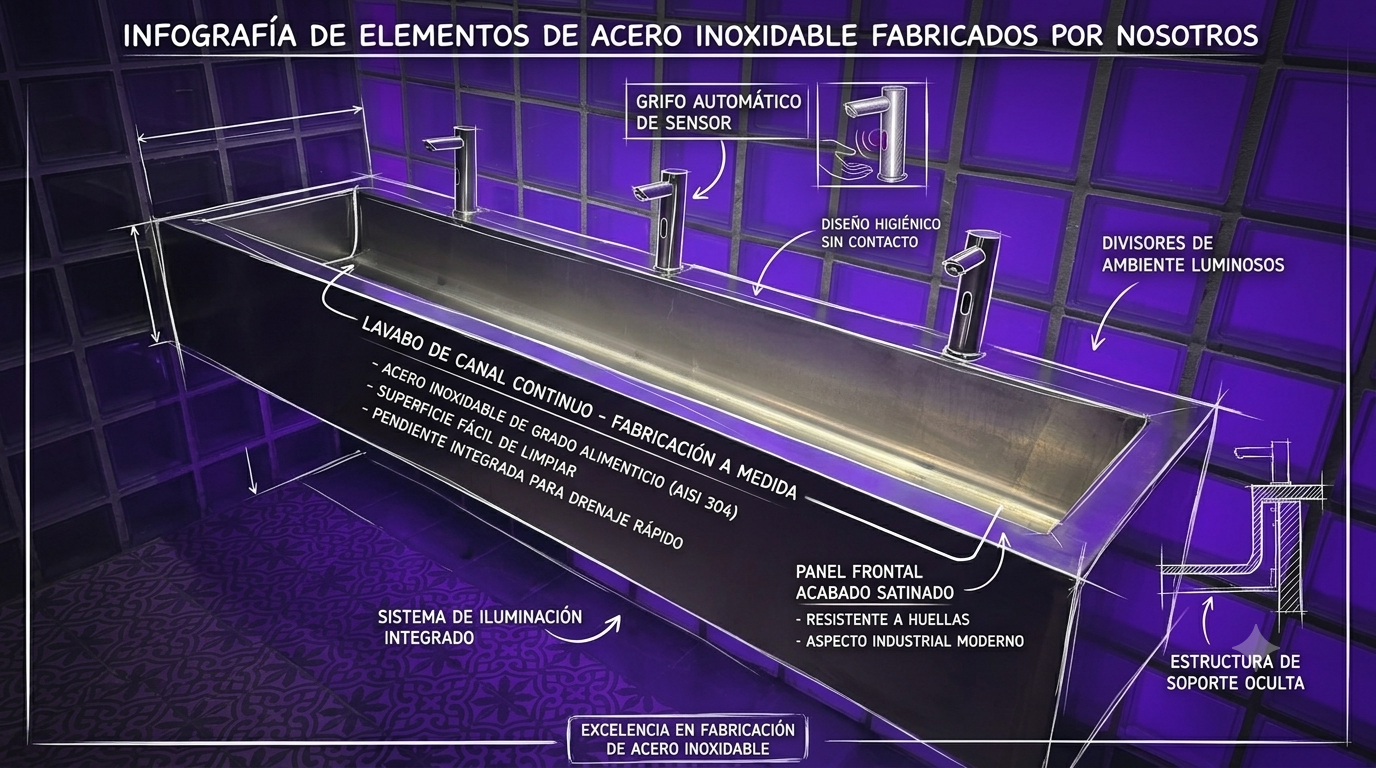 Diseño y Automatización: La Evolución de los Lavamanos en Baños Comerciales de Alta Gama
