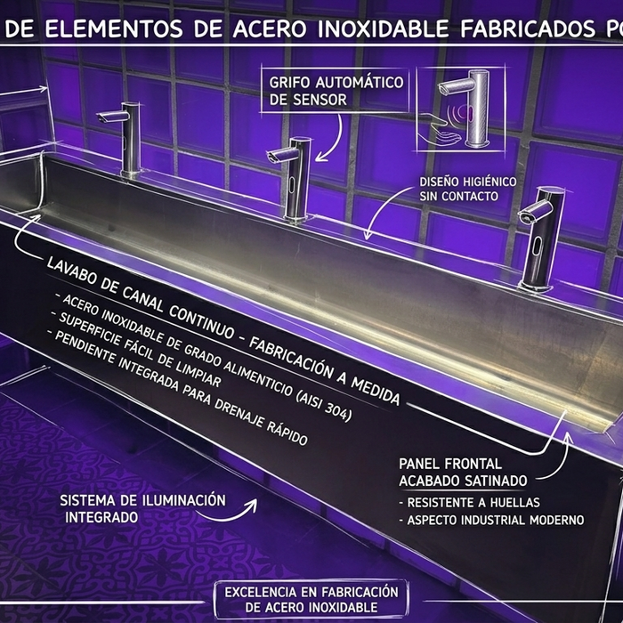 Diseño y Automatización: La Evolución de los Lavamanos en Baños Comerciales de Alta Gama