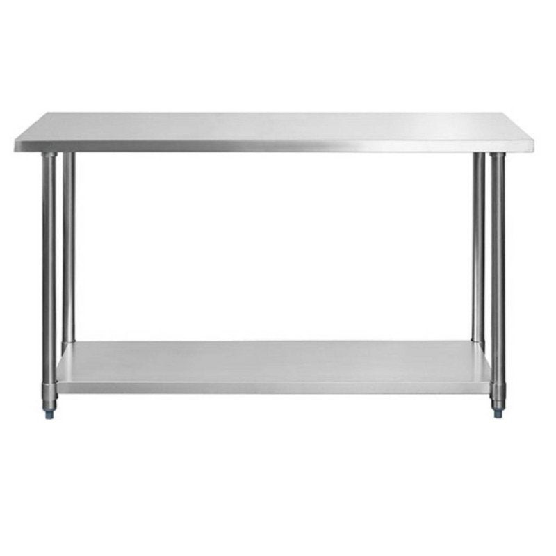 Mesón Central de Acero Inoxidable AISI 304 | Grande (140x60x85 cm)