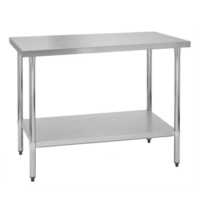 Mesón Central de Acero Inoxidable AISI 304 | Mediano (120x60x85 cm)